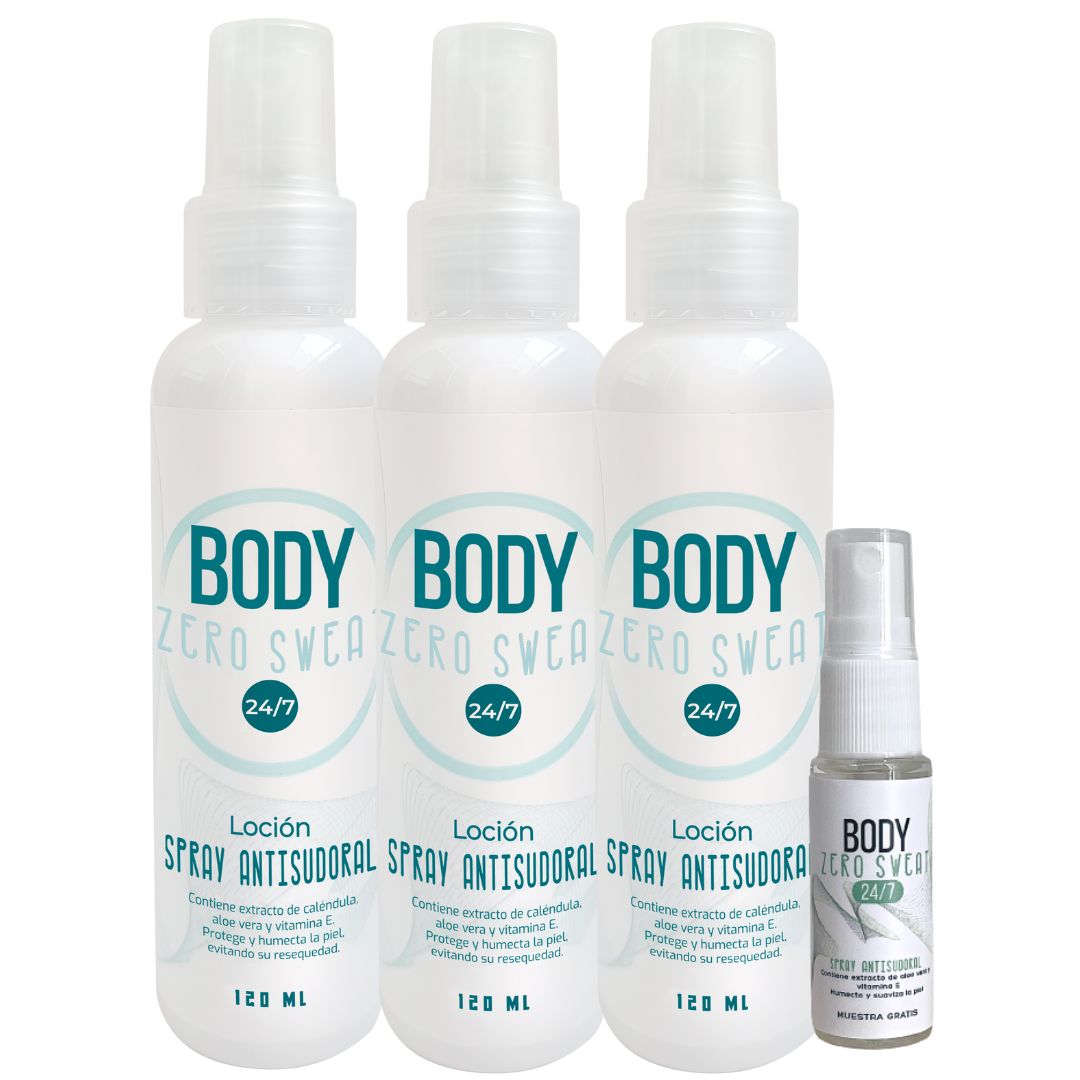 Body Zero SweaSkinRepair | SPRAY ANTITRANSPIRANTE Y DESODORANTE DE LARGA DURACIÓN