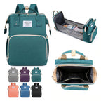 Combo Pañalera Tipo Cuna Multiusos + Kit de Aseo para Bebé