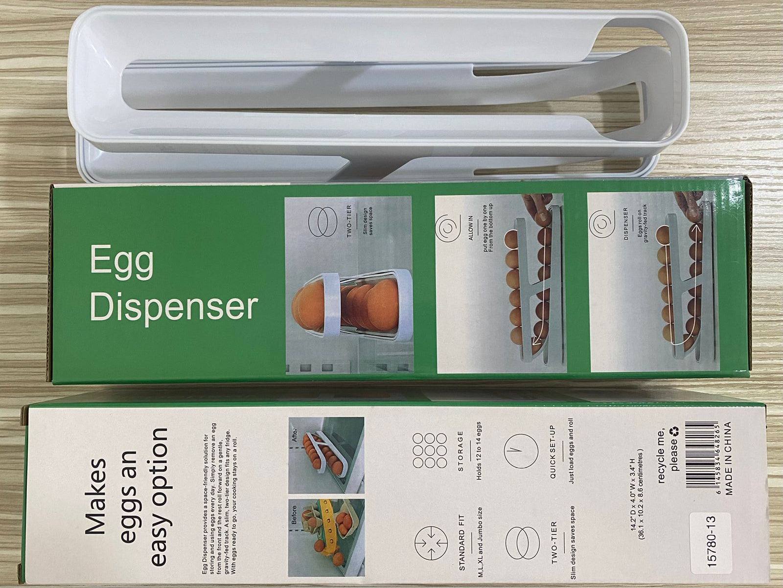 Dispensador Automático de Huevos Sencillo 2 Unidades