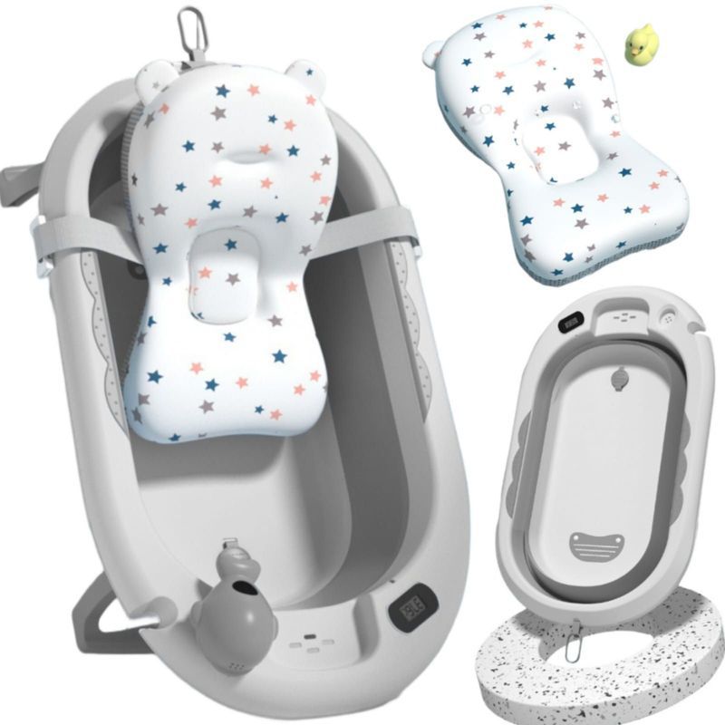 Bañera Plegable con Soporte de Altura en combo