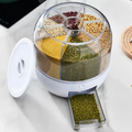 Dispensador Giratorio de Granos y Cereales con Compartimentos