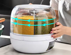 Dispensador Giratorio de Granos y Cereales con Compartimentos