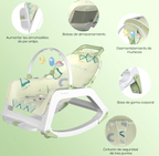 Silla Mecedora para Bebés 5 en 1 Multifuncional