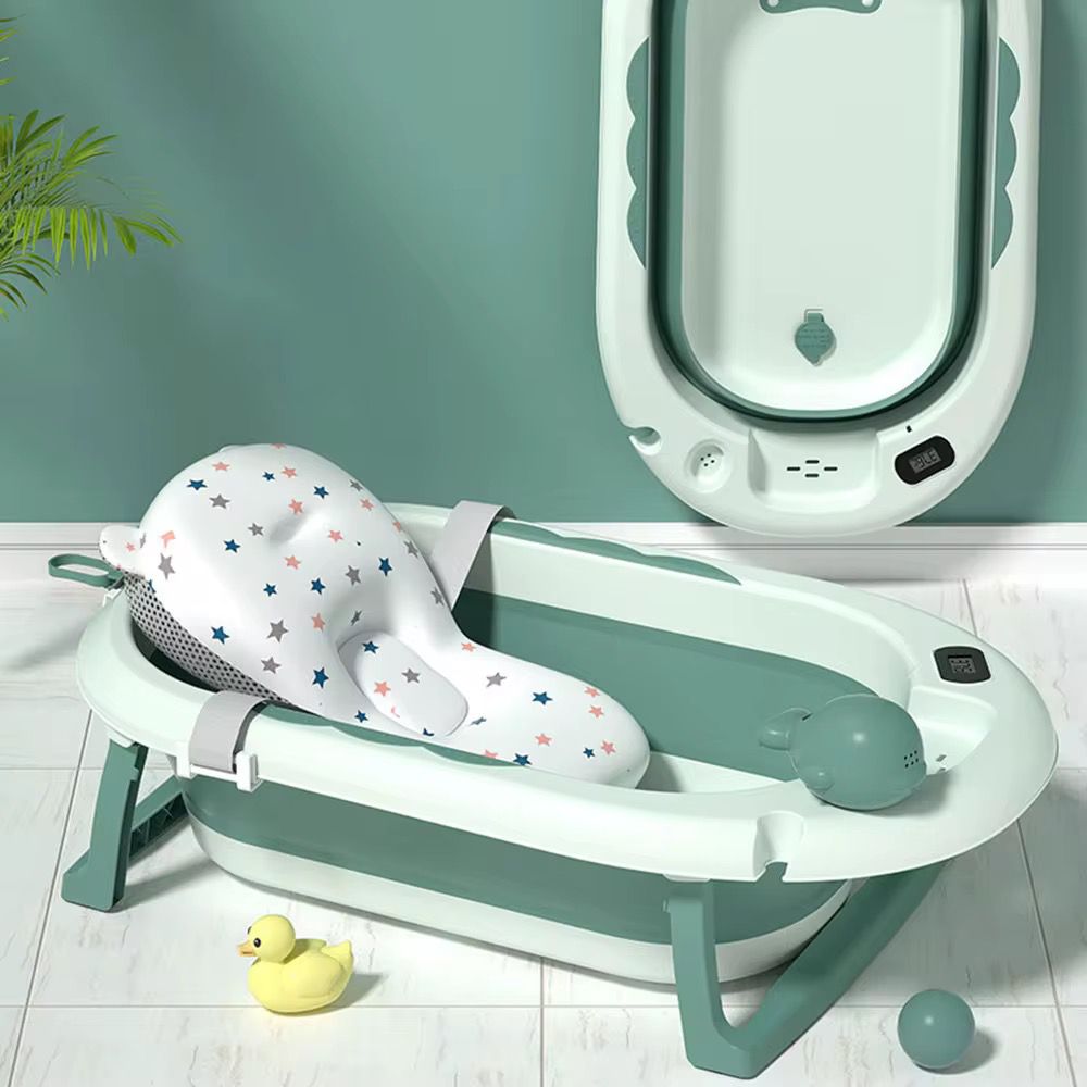 Bañera Plegable con Soporte de Altura en combo