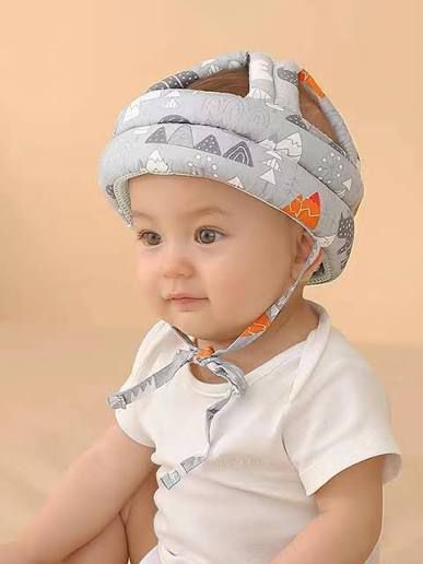 Combo Gateo Bebé: Tapete Sensorial + Casco Protector + Rodilleras