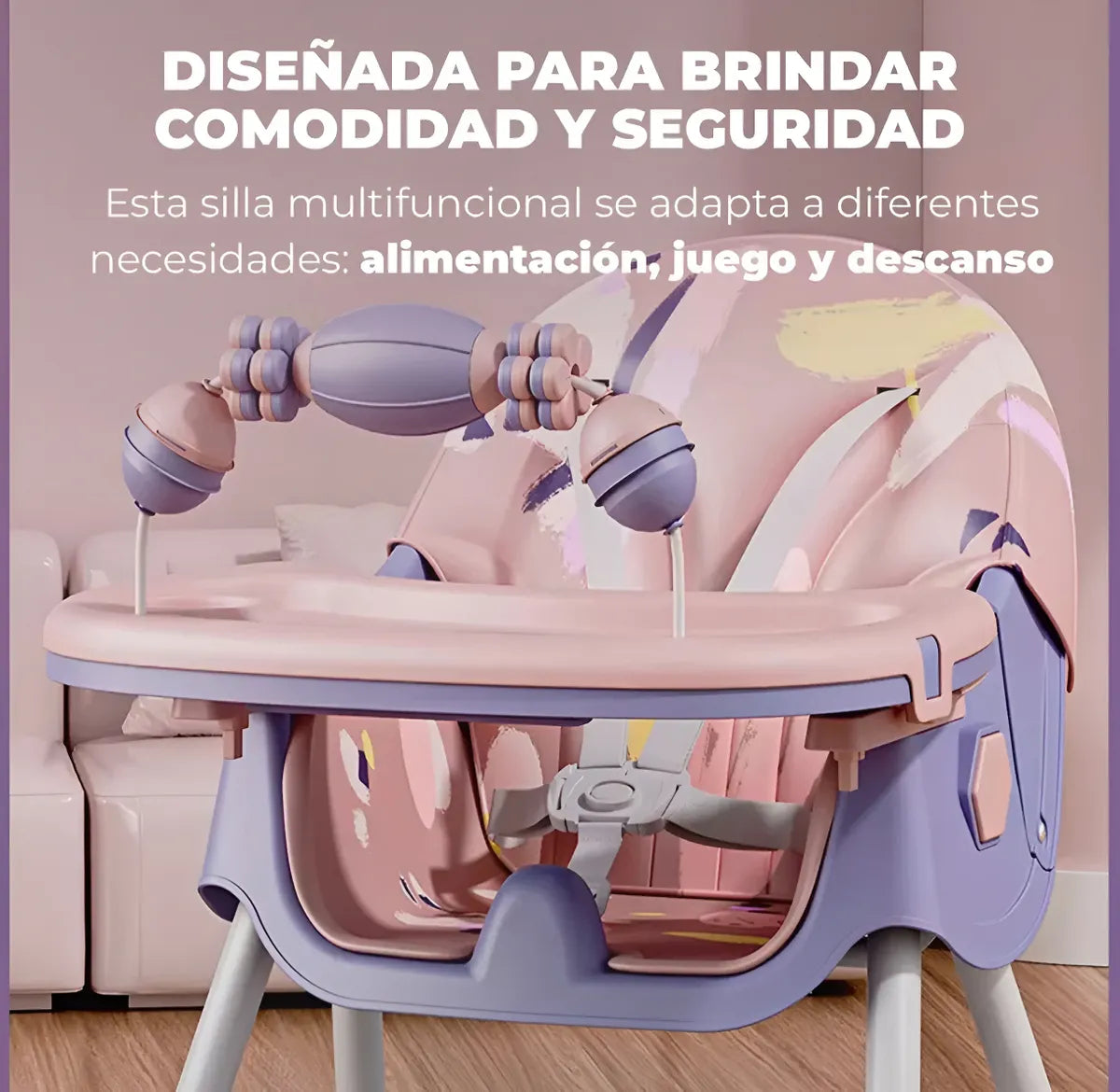 Comedor Con Barra De Juegos y Ruedas
