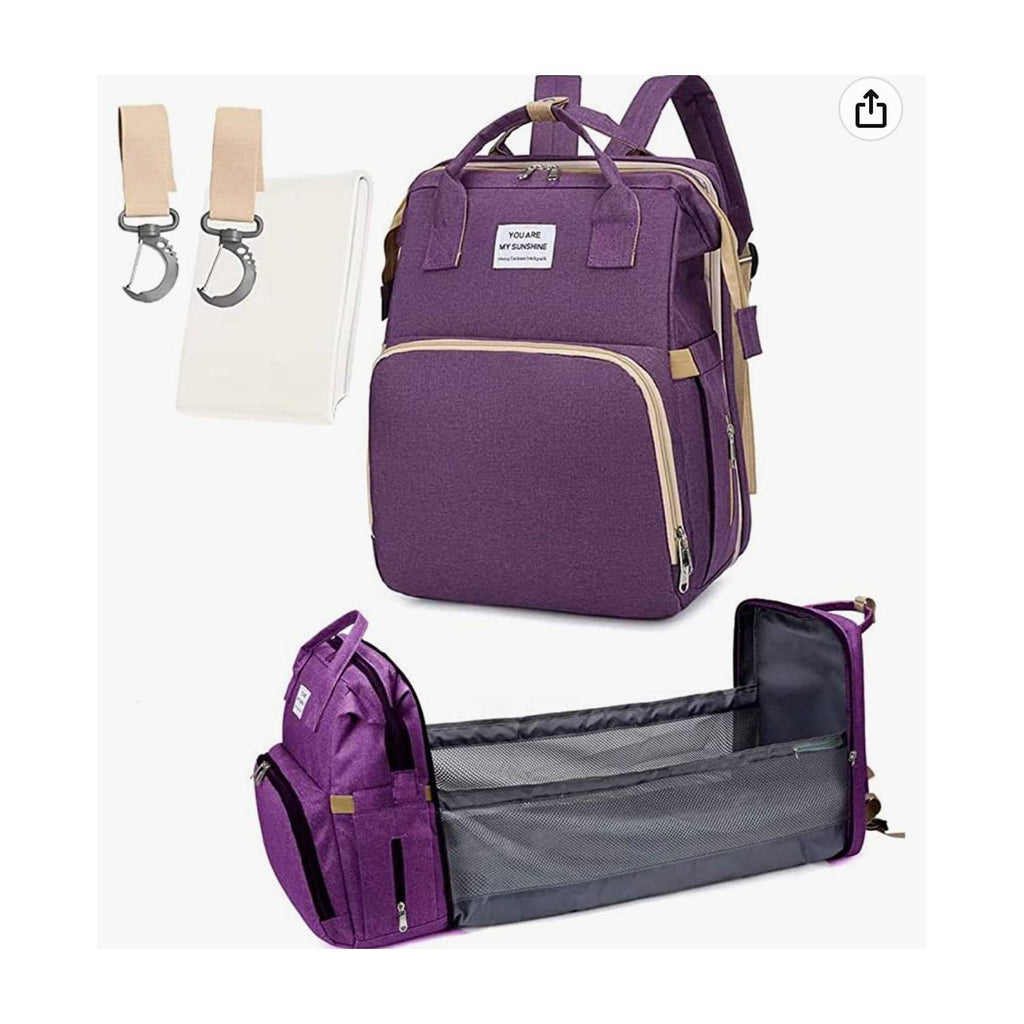 Combo Pañalera Tipo Cuna Multiusos + Kit de Aseo para Bebé