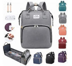 Combo Pañalera Tipo Cuna Multiusos + Kit de Aseo para Bebé