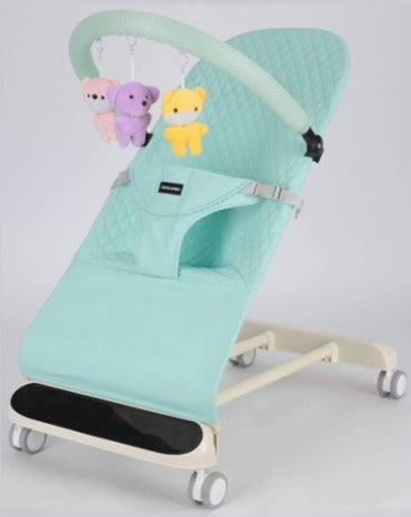 Mecedora Móvil Musical para Bebé 4 en 1 con Bluetooth | Reclinable, Plegable y Portátil