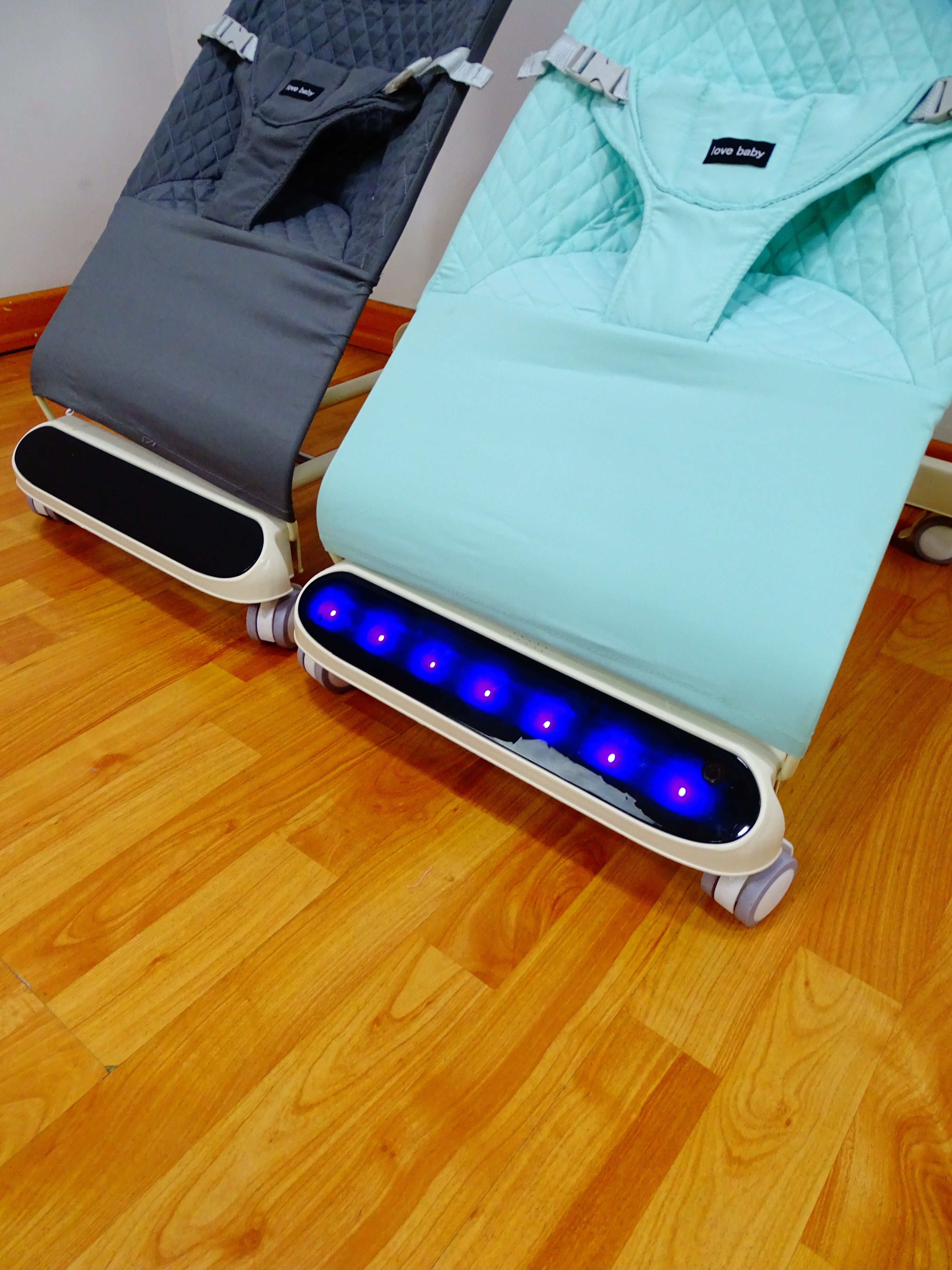 Mecedora Móvil Musical para Bebé 4 en 1 con Bluetooth | Reclinable, Plegable y Portátil