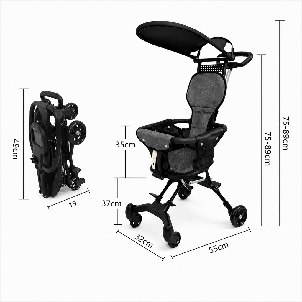 Coche para Bebé Plegable Bidireccional
