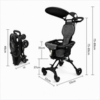 Coche para Bebé Plegable Bidireccional