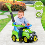 Carro Paseador Y Montable 3 En 1