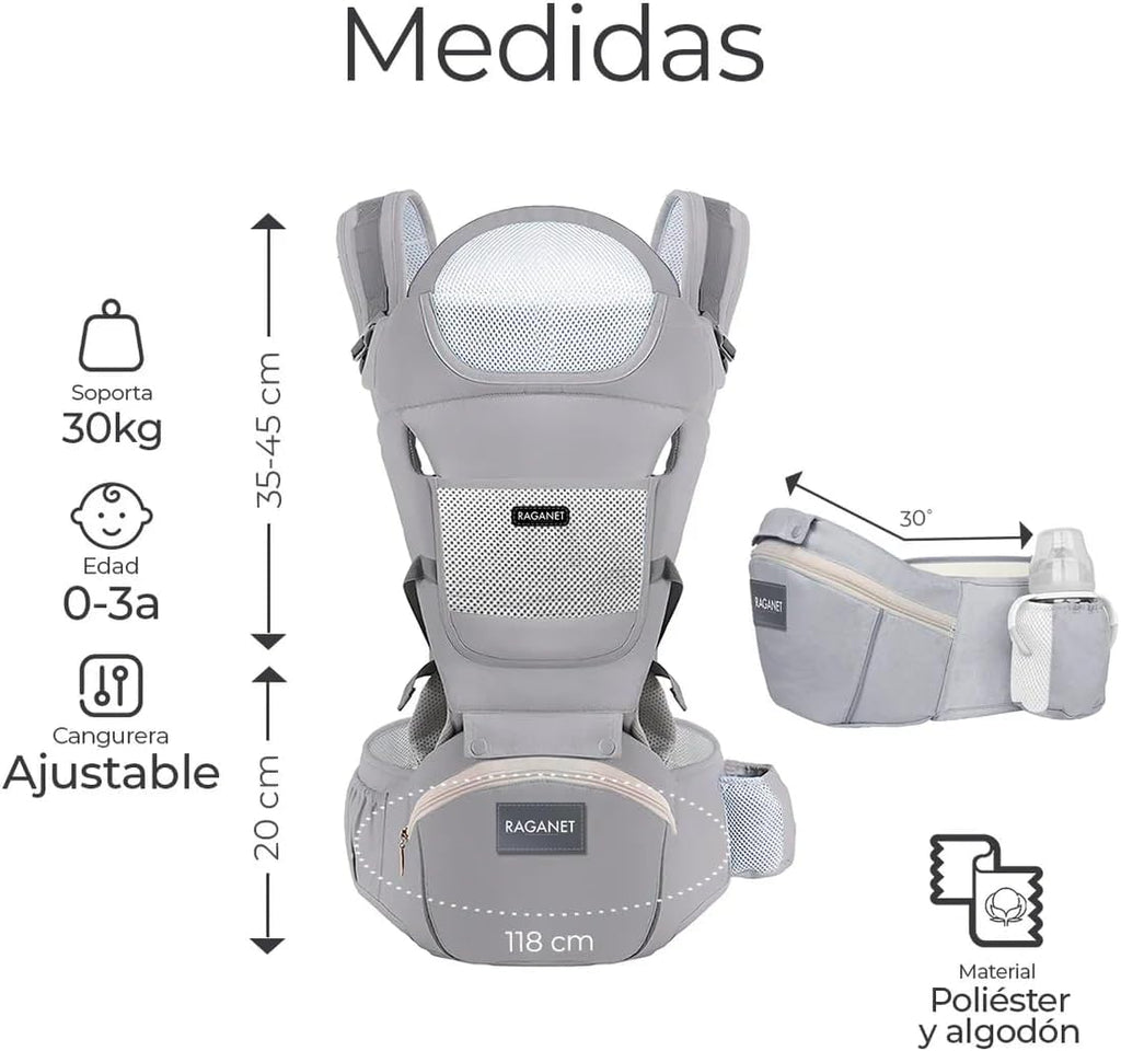 Cargador Portabebe Ergonomico C Asiento