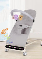 Mecedora Móvil Musical para Bebé 4 en 1 con Bluetooth | Reclinable, Plegable y Portátil