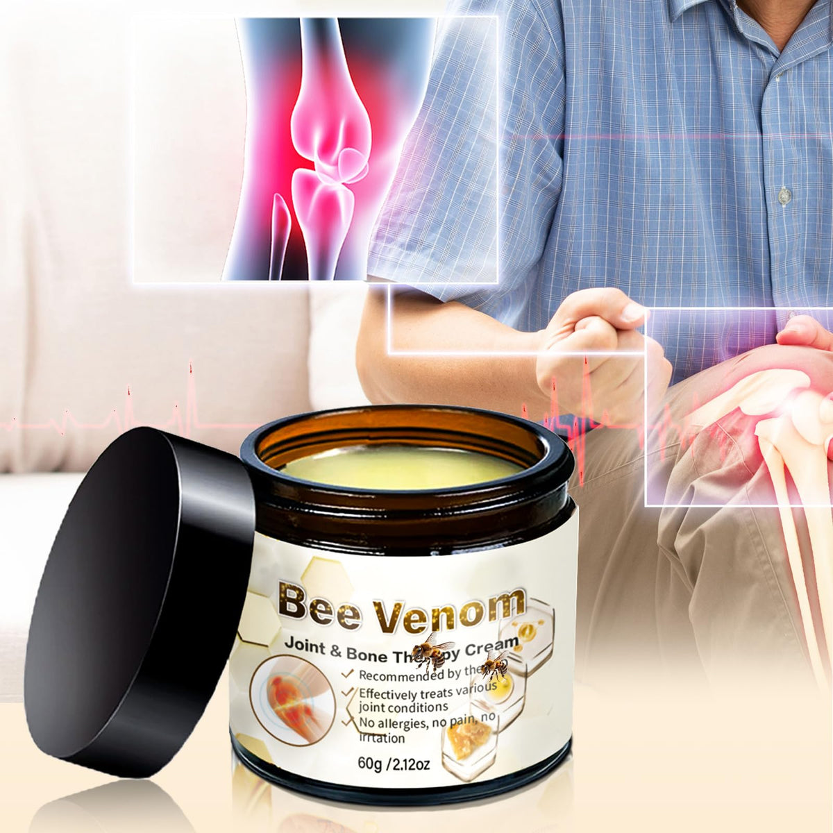 Bee Venom Crema de Veneno de Abeja | Cuidado y Apariencia Renovada de la Piel