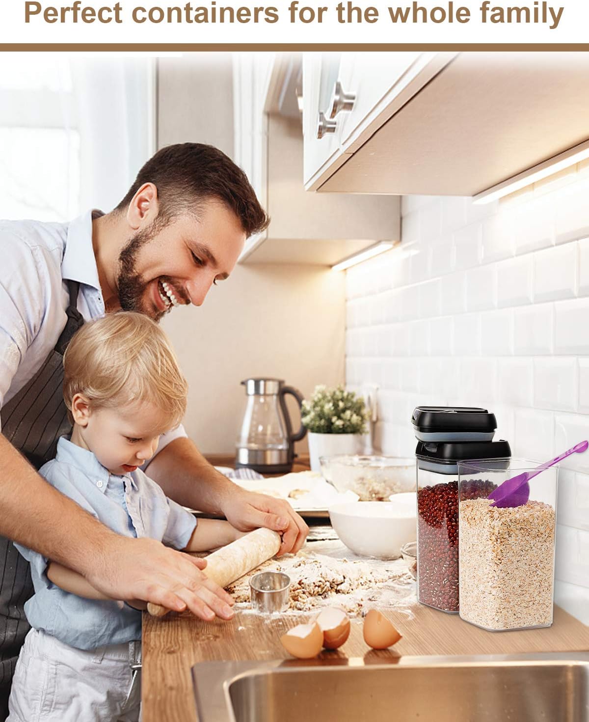 Set de Tarros Herméticos X7 de Jelo Shop