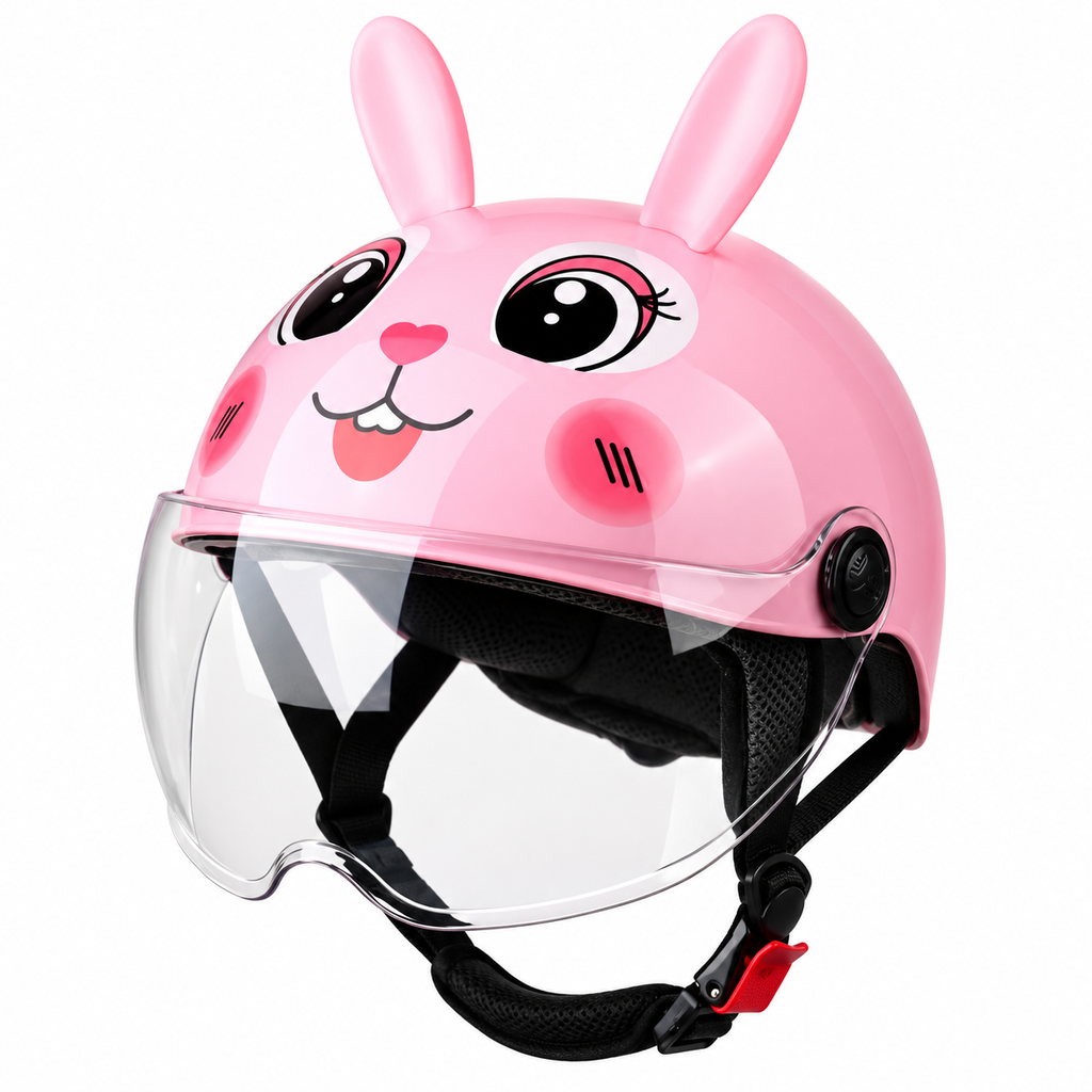 Casco Infantil de Motocicleta Retro