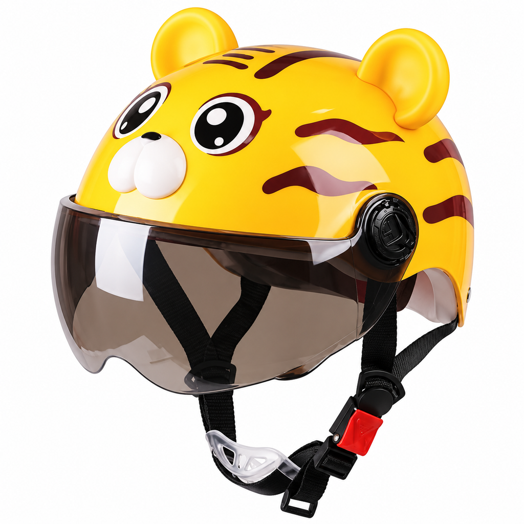 Casco Infantil de Motocicleta Retro