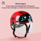 Casco Infantil de Motocicleta Retro