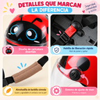 Casco Infantil de Motocicleta Retro