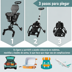 Coche para Bebé Plegable Bidireccional