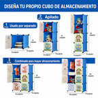 Armario Modular Infantil 8 Modulos