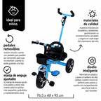 Triciclo Paseador Infantil 2 en 1 con Manija para Padres