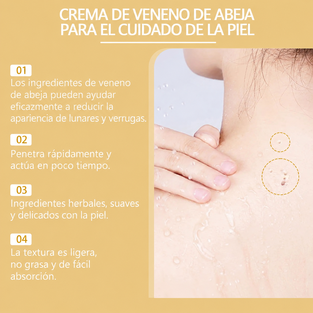 Bee Venom Crema de Veneno de Abeja | Cuidado y Apariencia Renovada de la Piel
