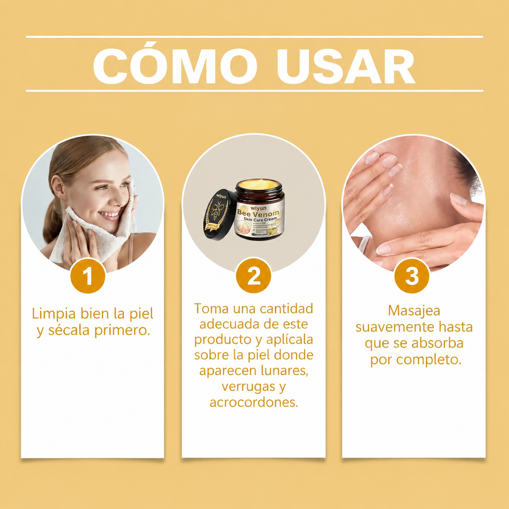 Bee Venom Crema de Veneno de Abeja | Cuidado y Apariencia Renovada de la Piel
