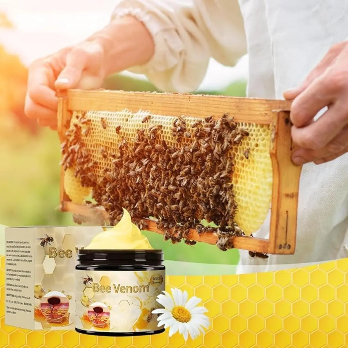 Bee Venom Crema de Veneno de Abeja | Cuidado y Apariencia Renovada de la Piel