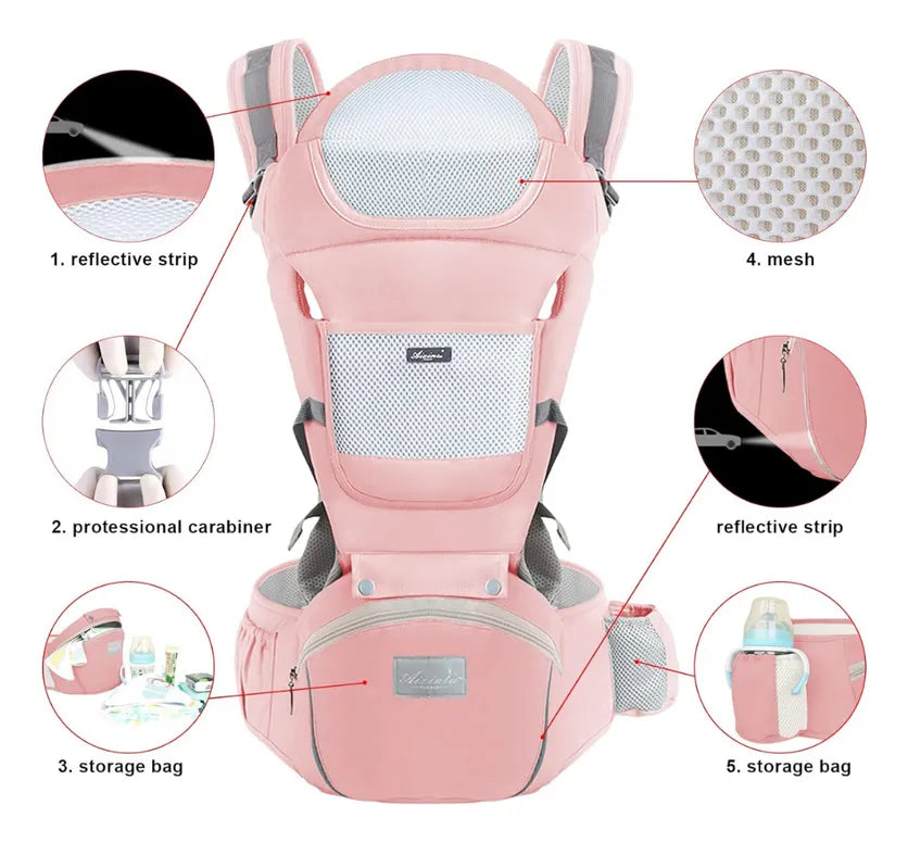 Cargador Portabebe Ergonomico C Asiento