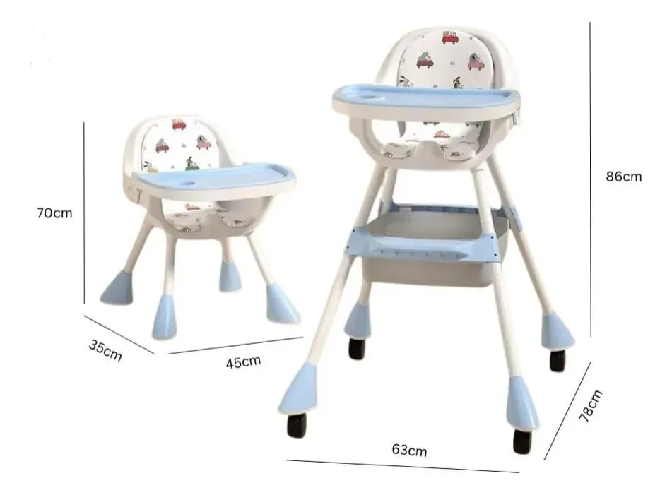 Silla Comedor Bebé 2 en 1 Multifunción