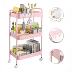Carrito Organizador de 3 Niveles con Ruedas