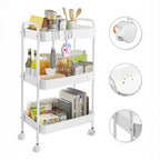 Carrito Organizador de 3 Niveles con Ruedas
