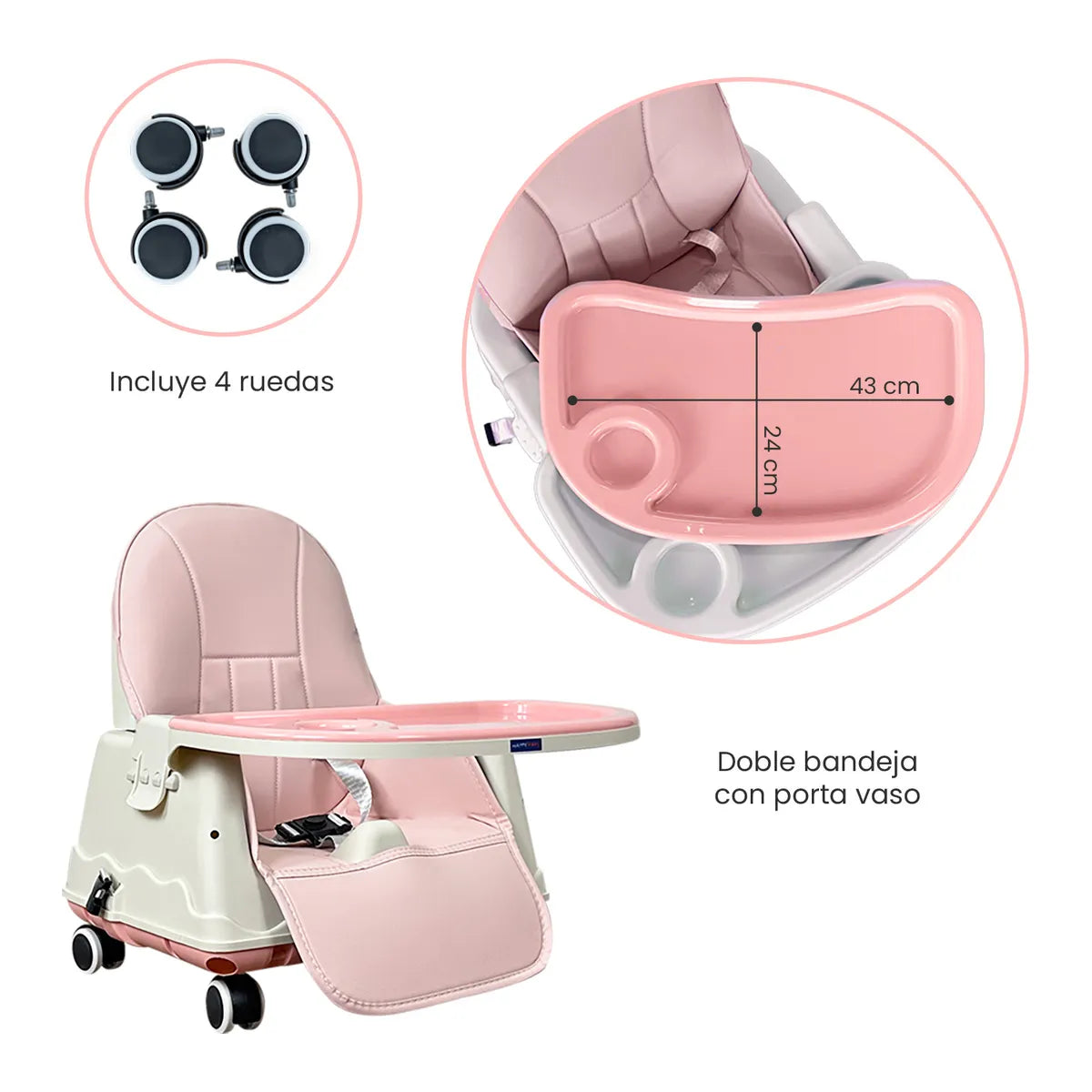 Silla Comedor 4 en 1 Multifunción