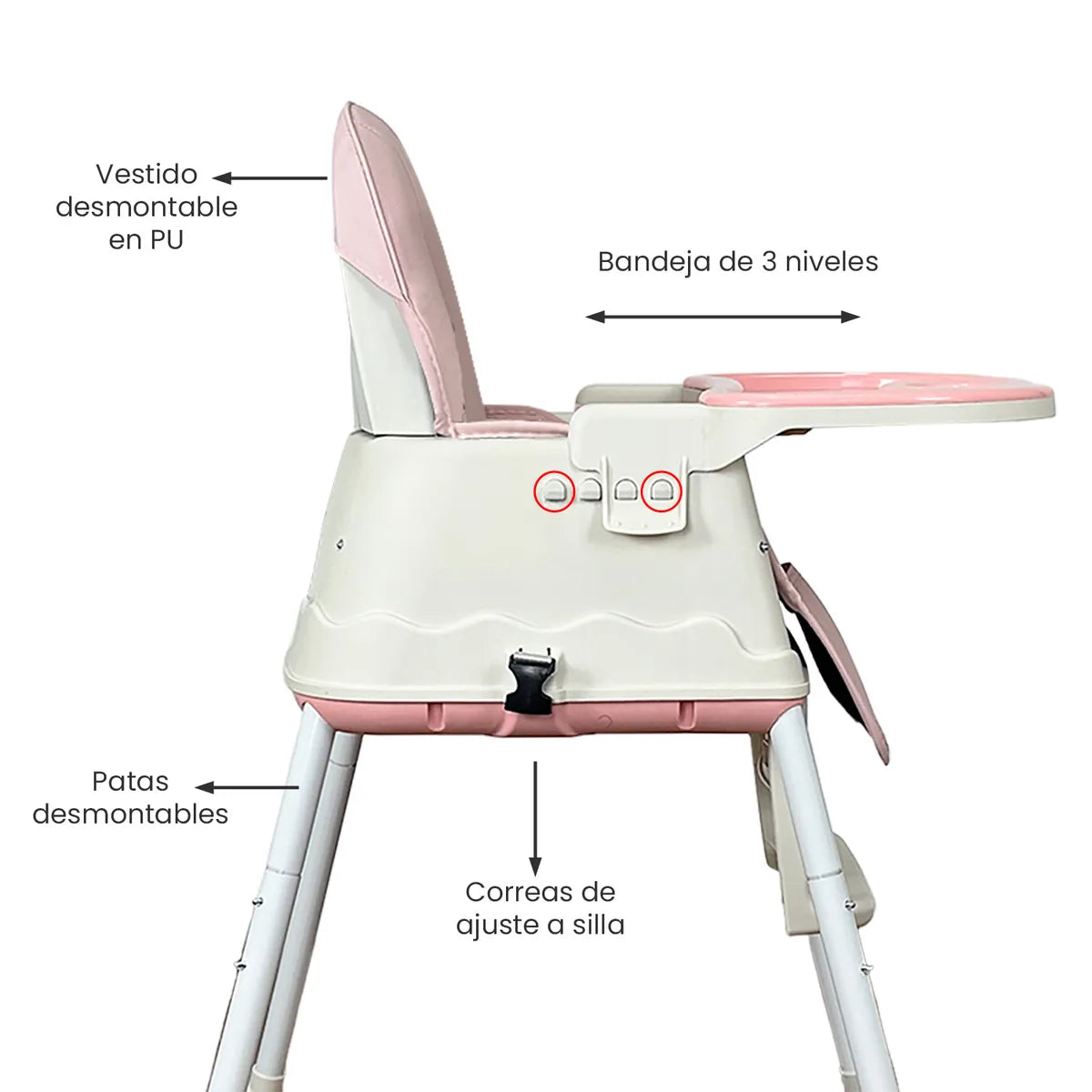 Silla Comedor 4 en 1 Multifunción